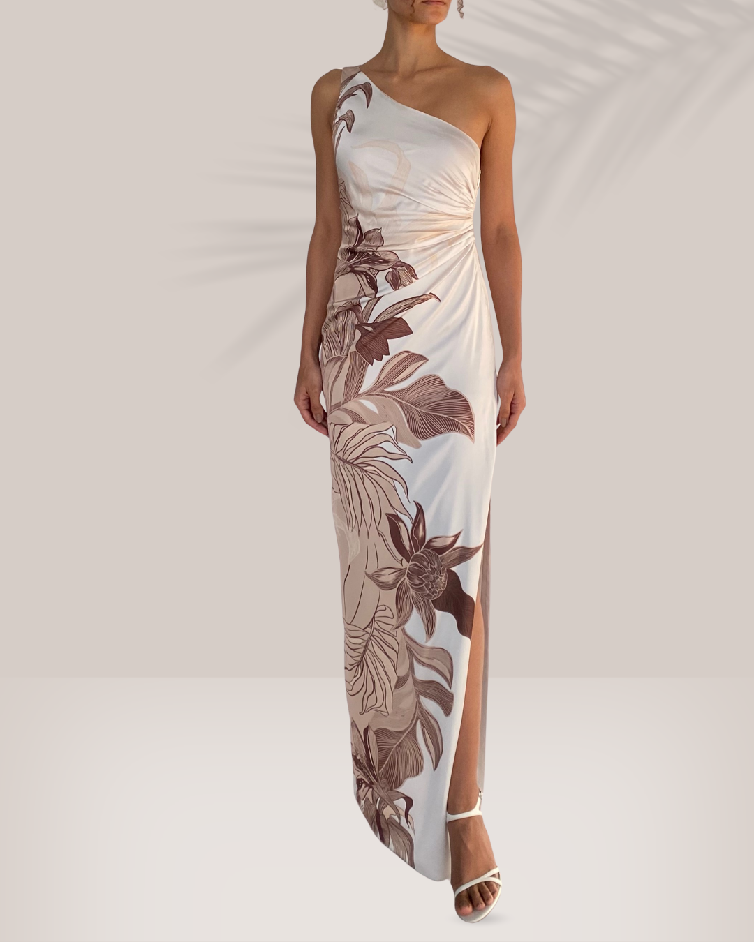 Rococo Sand Cali One Shoulder Maxi Dress