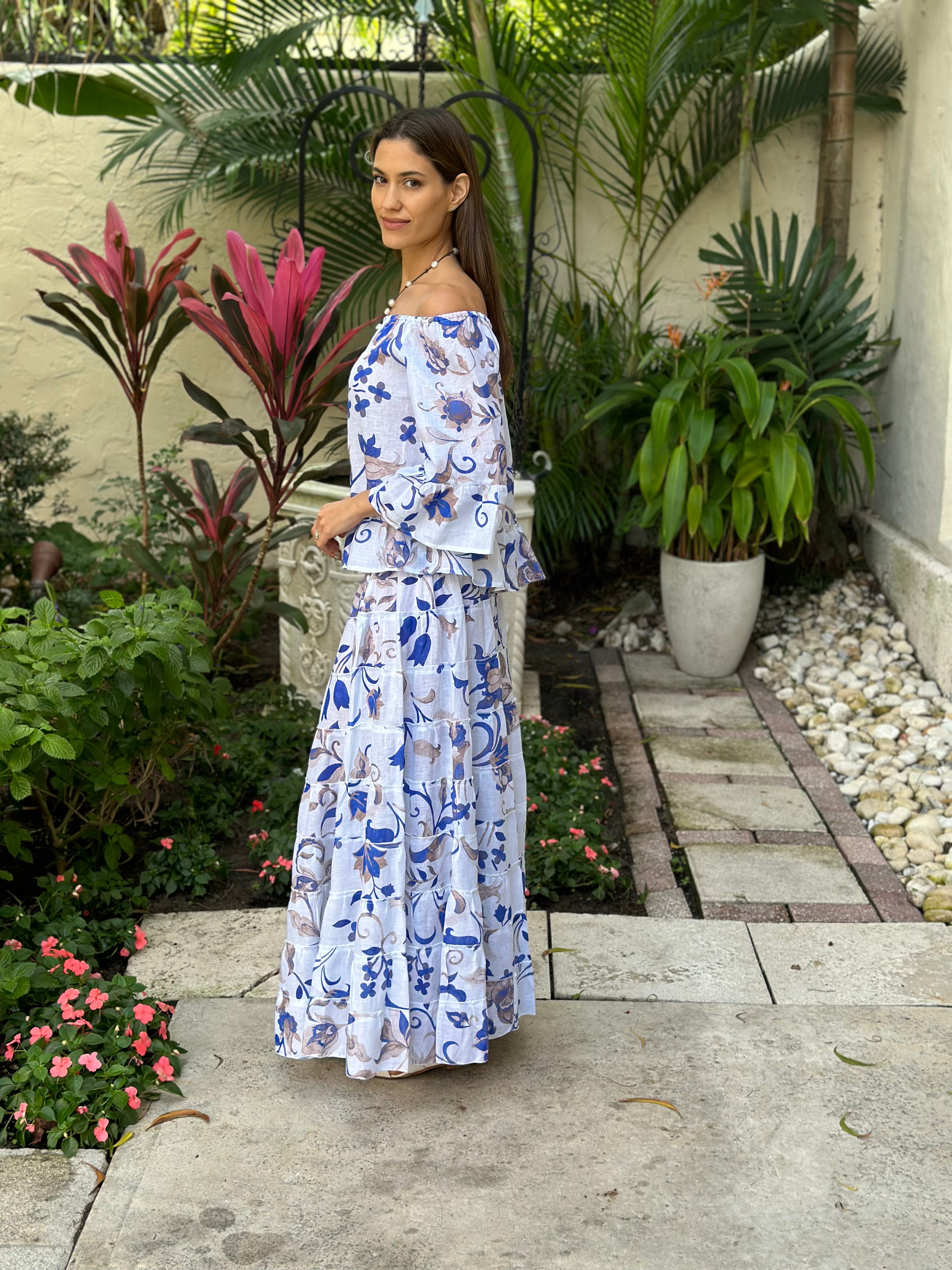 Bolero El Scollo Linen Top