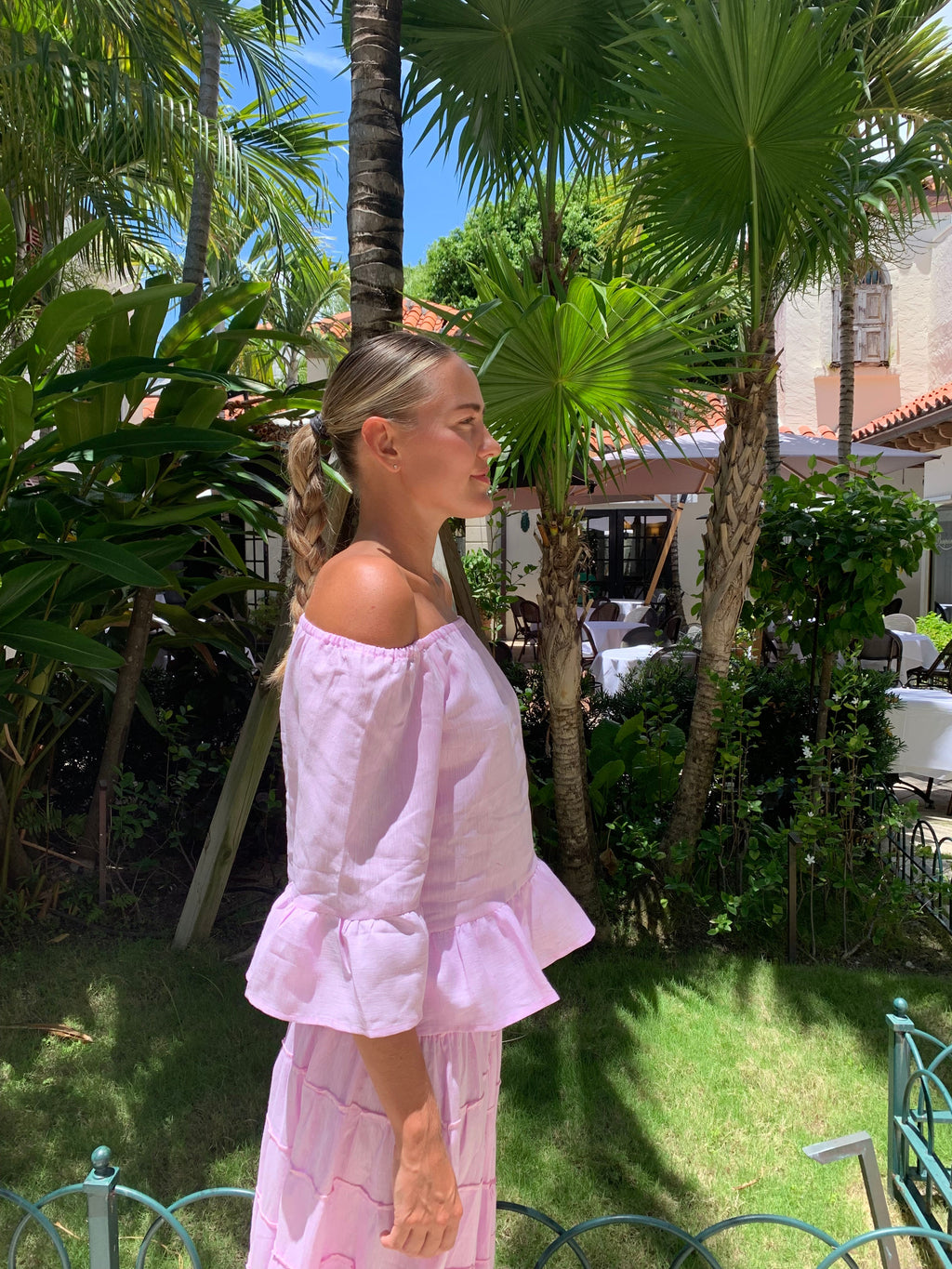 Bolero El Scollo Linen Top