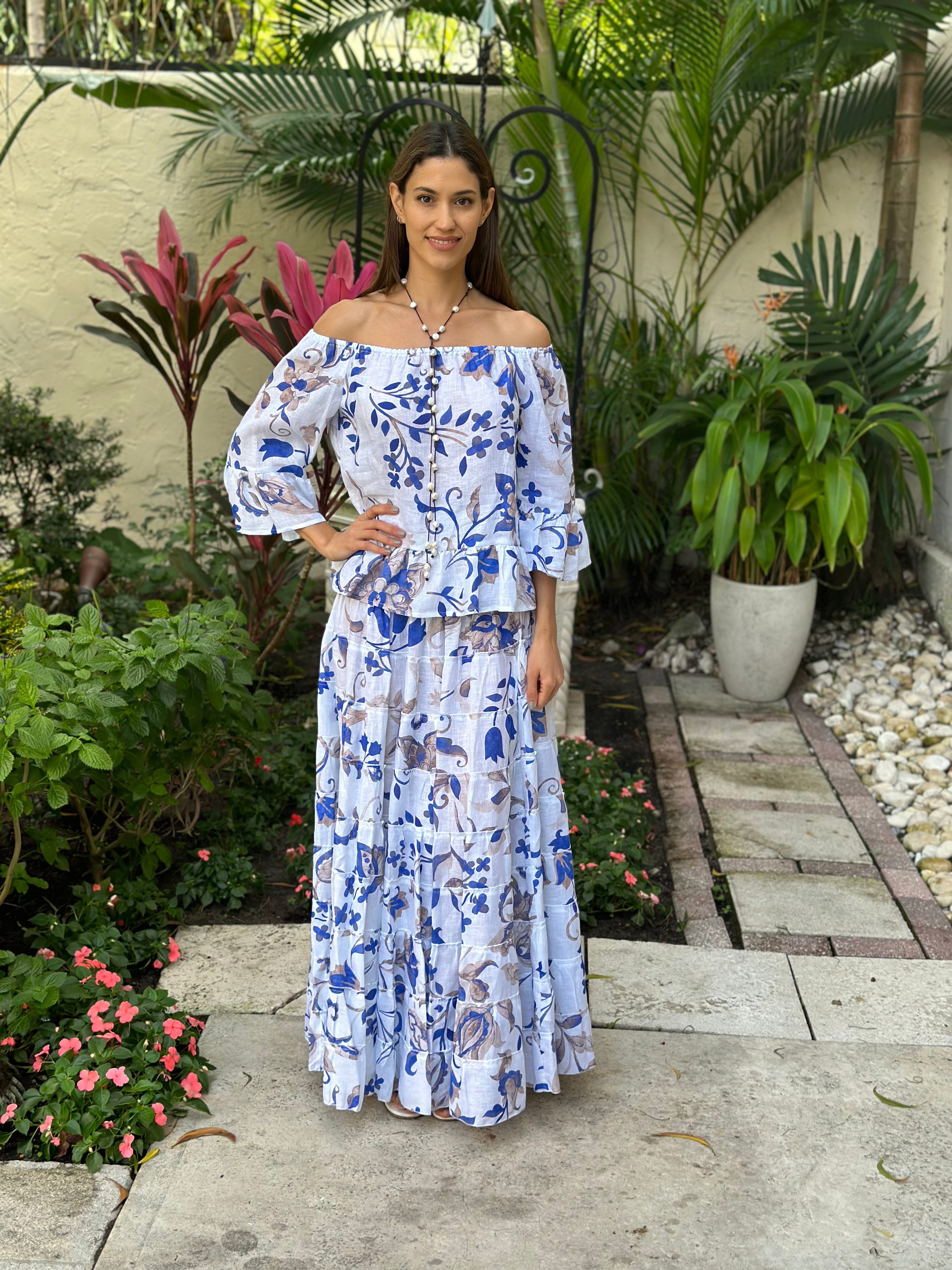 Bolero El Scollo Linen Top