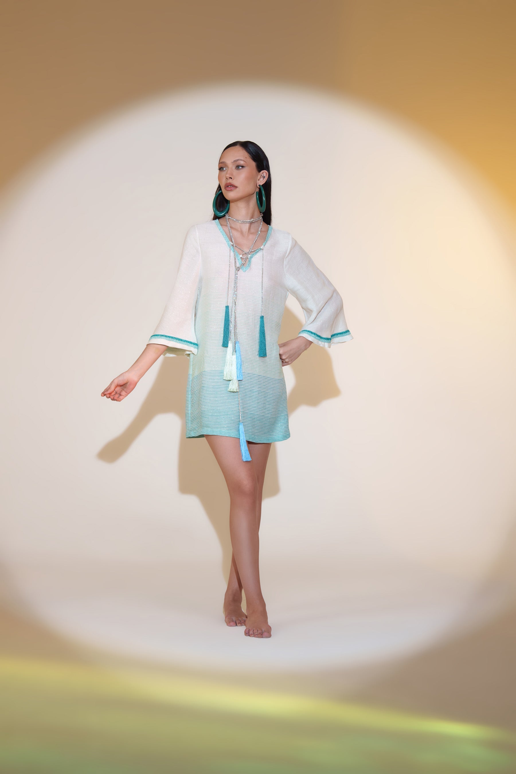 Pho Short Dress Emerald