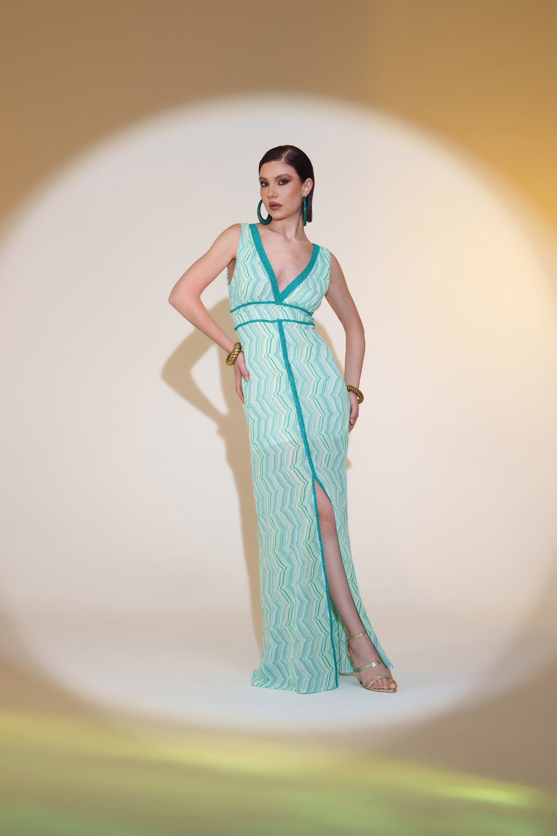 Pho Frozen Long Dress