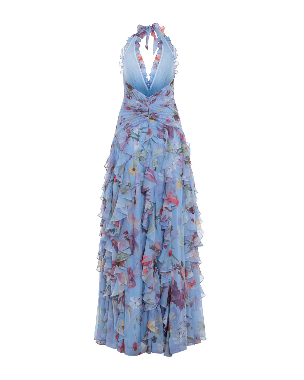 PatBo Lily Flower Flutter Gown Dress