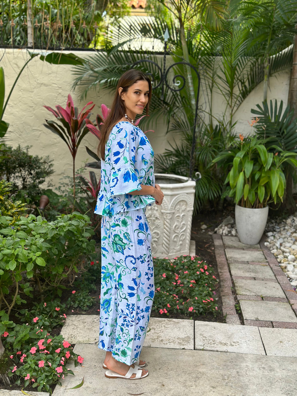 Bolero El Scollo Linen Top