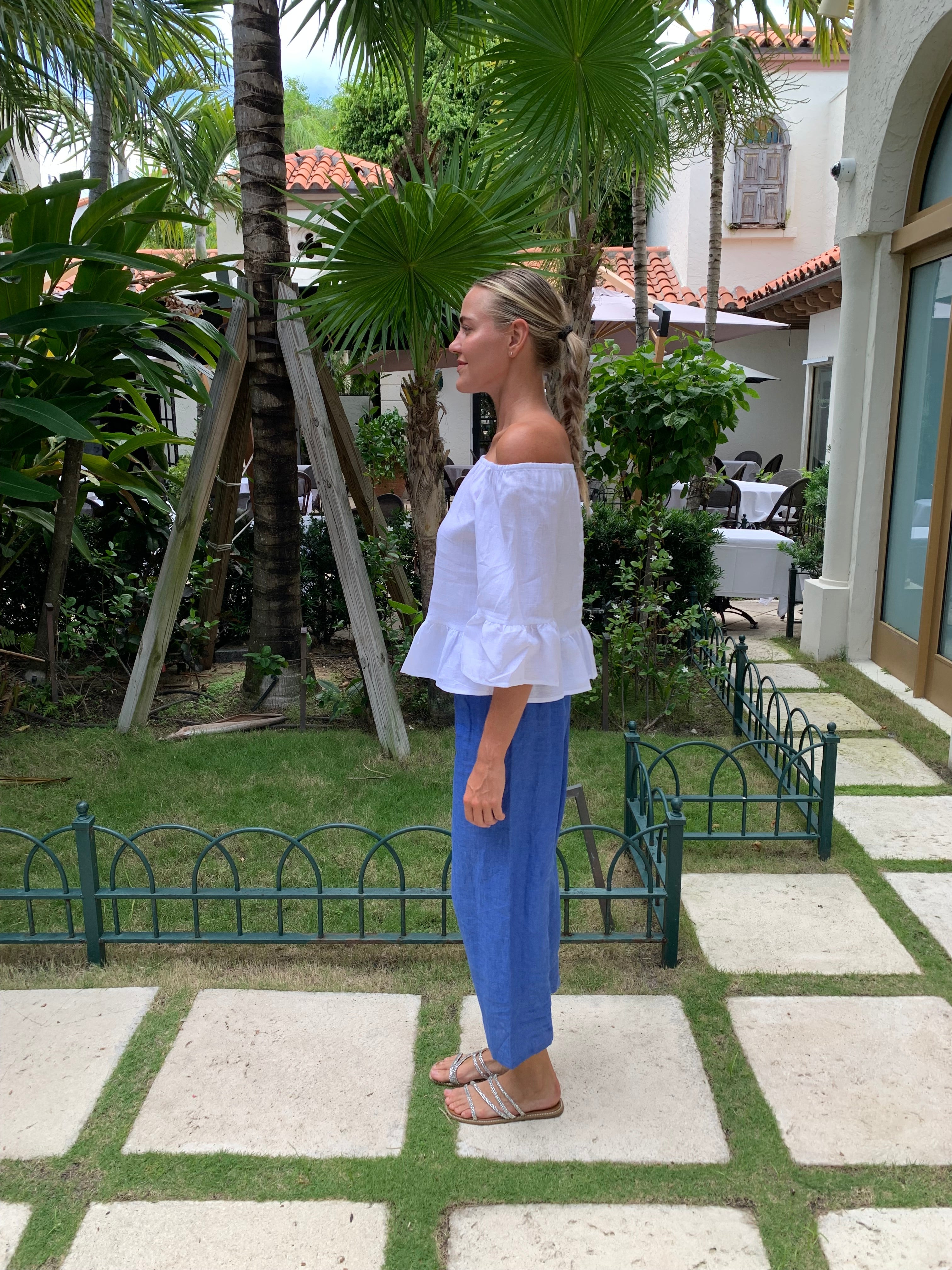 Bolero El Scollo Linen Top