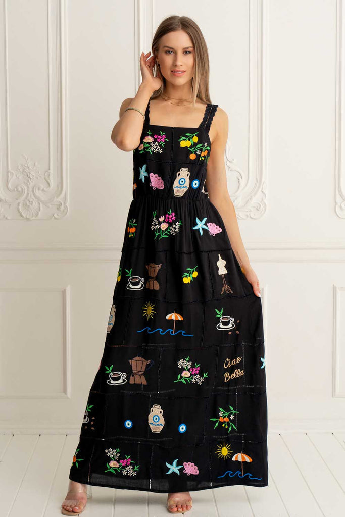 Zaimara Costa Amalfitana Maxi dress