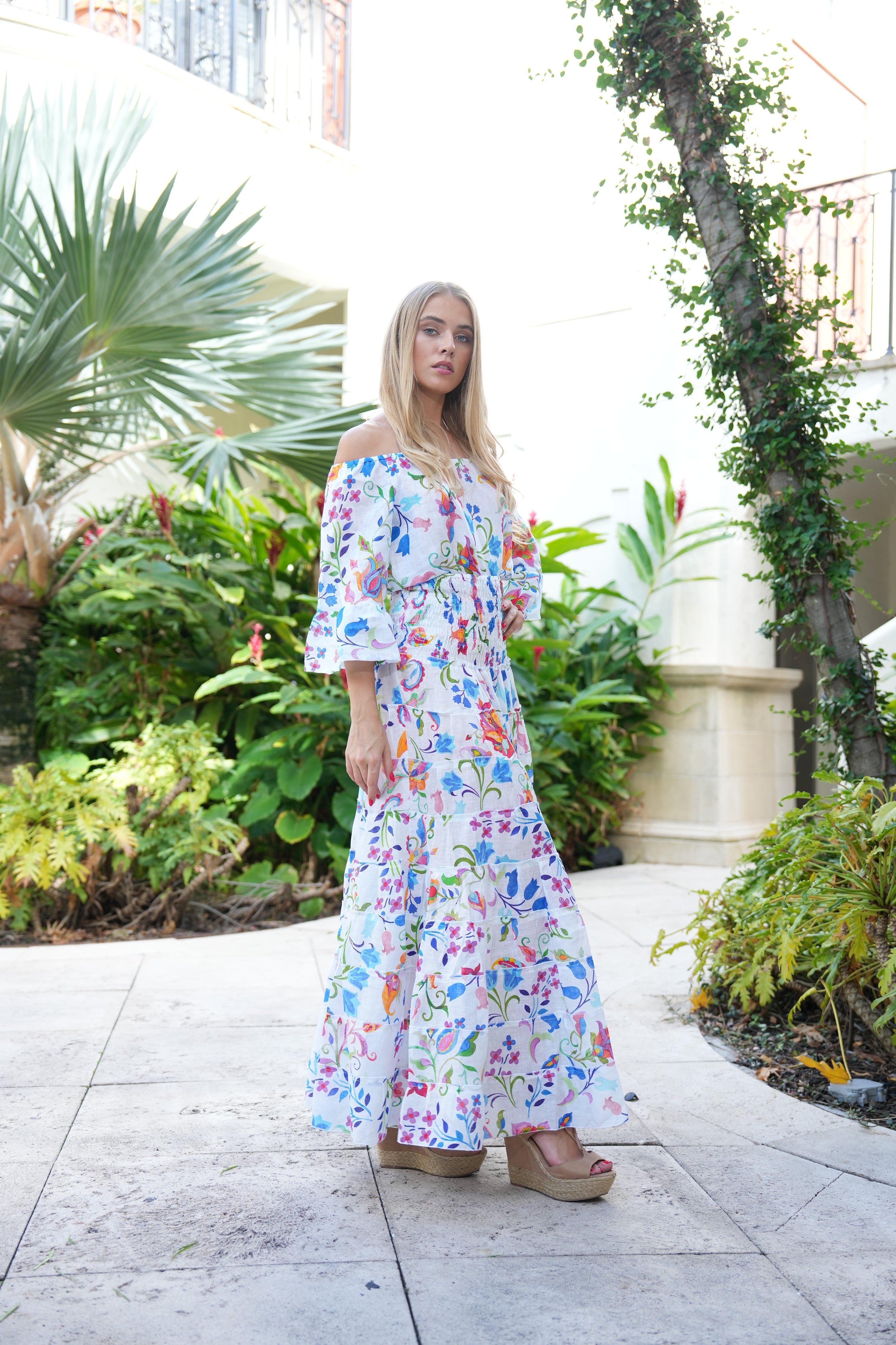 Bolero El Scollo Linen Top