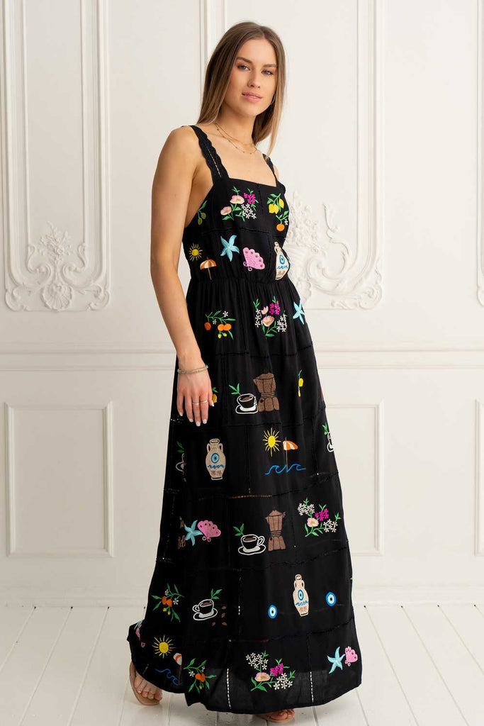 Zaimara Costa Amalfitana Maxi dress