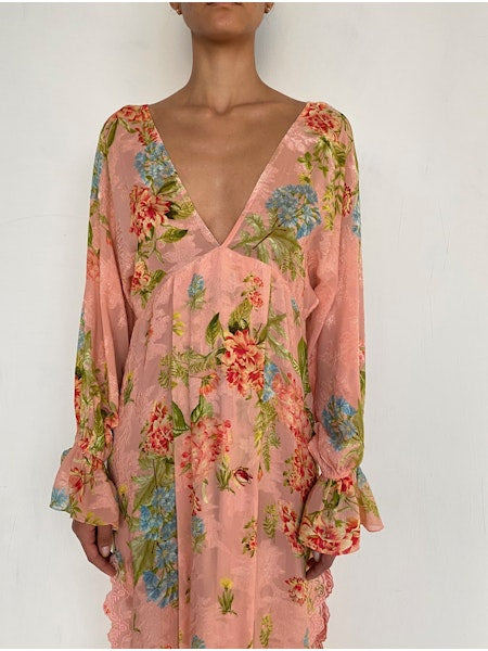 Hemant Dhun Kaftan with printed slip
