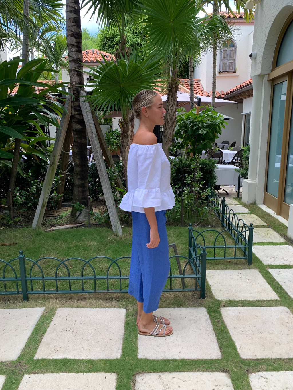 Bolero El Scollo Linen Top