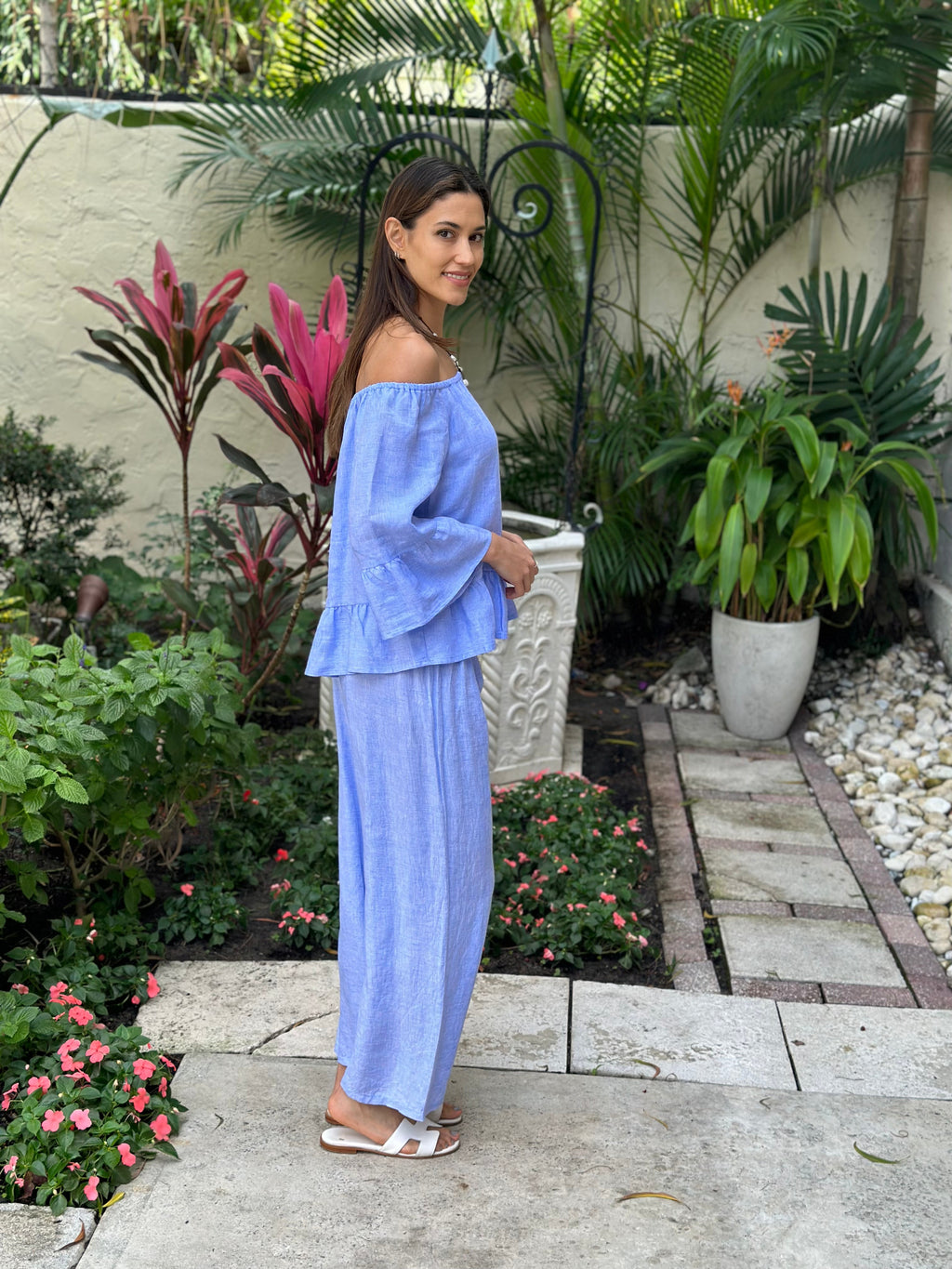 Bolero El Scollo Linen Top