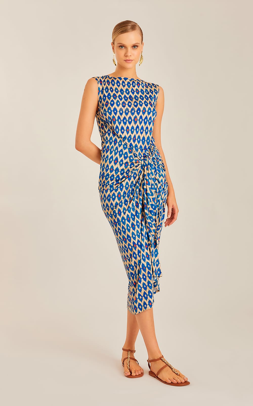 Lenny Boatneck Pareo Tie Cover Up