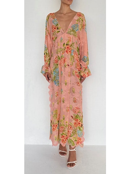 Hemant Dhun Kaftan with printed slip