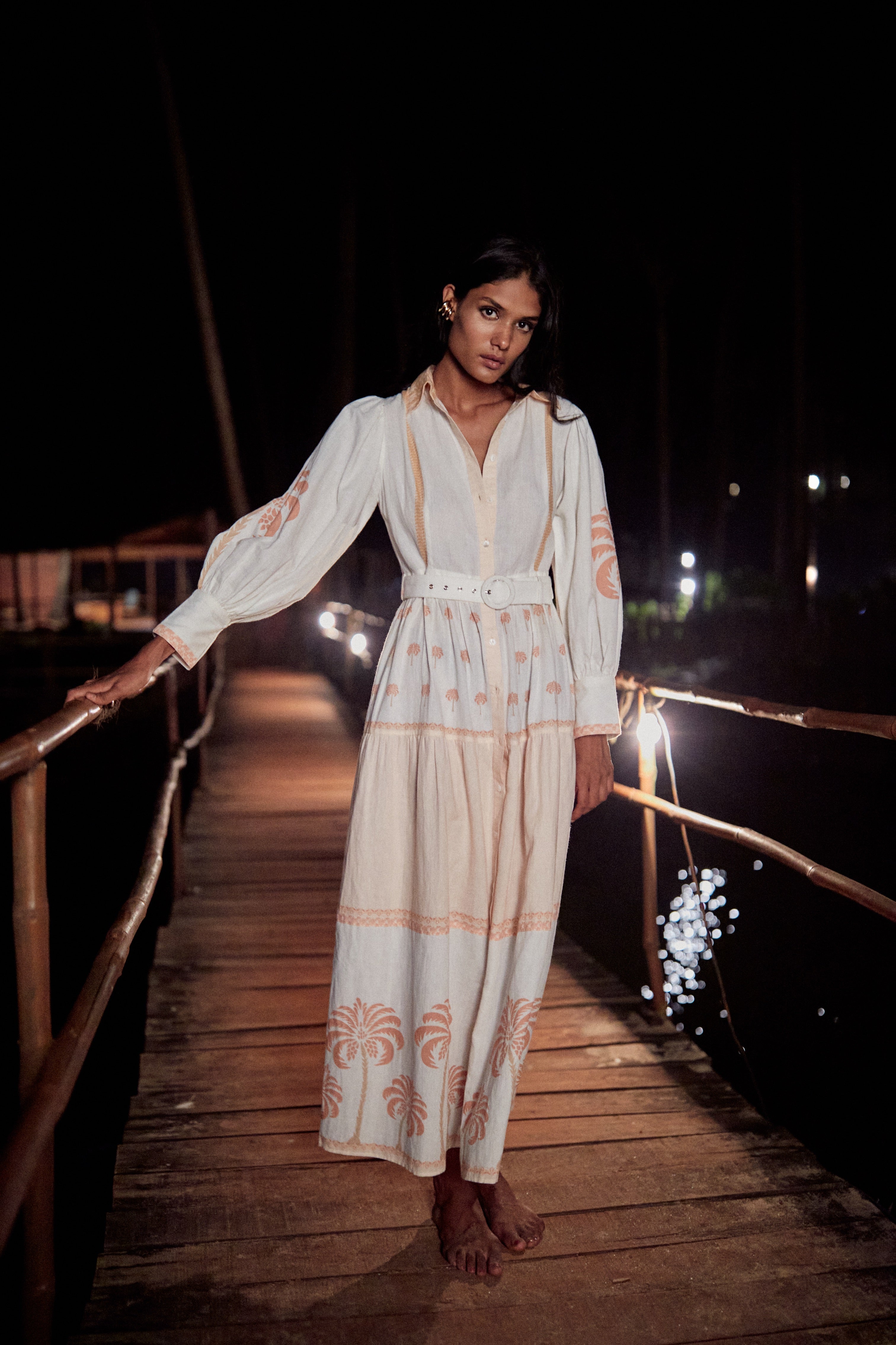 Marlea Carmela Palm Tree Dress