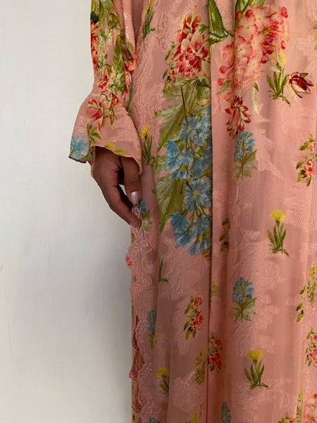 Hemant Dhun Kaftan with printed slip