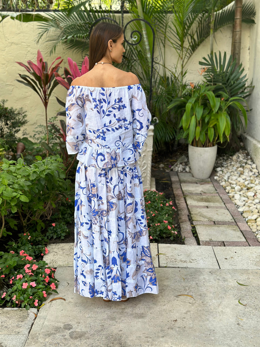 Bolero El Scollo Linen Top