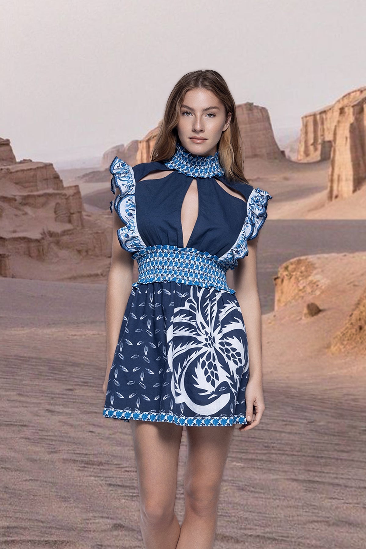 Marlea Crystal Short Dress