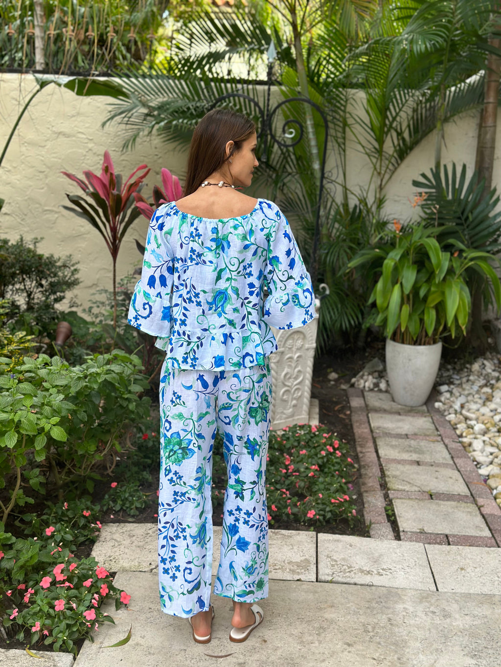 Bolero El Scollo Linen Top