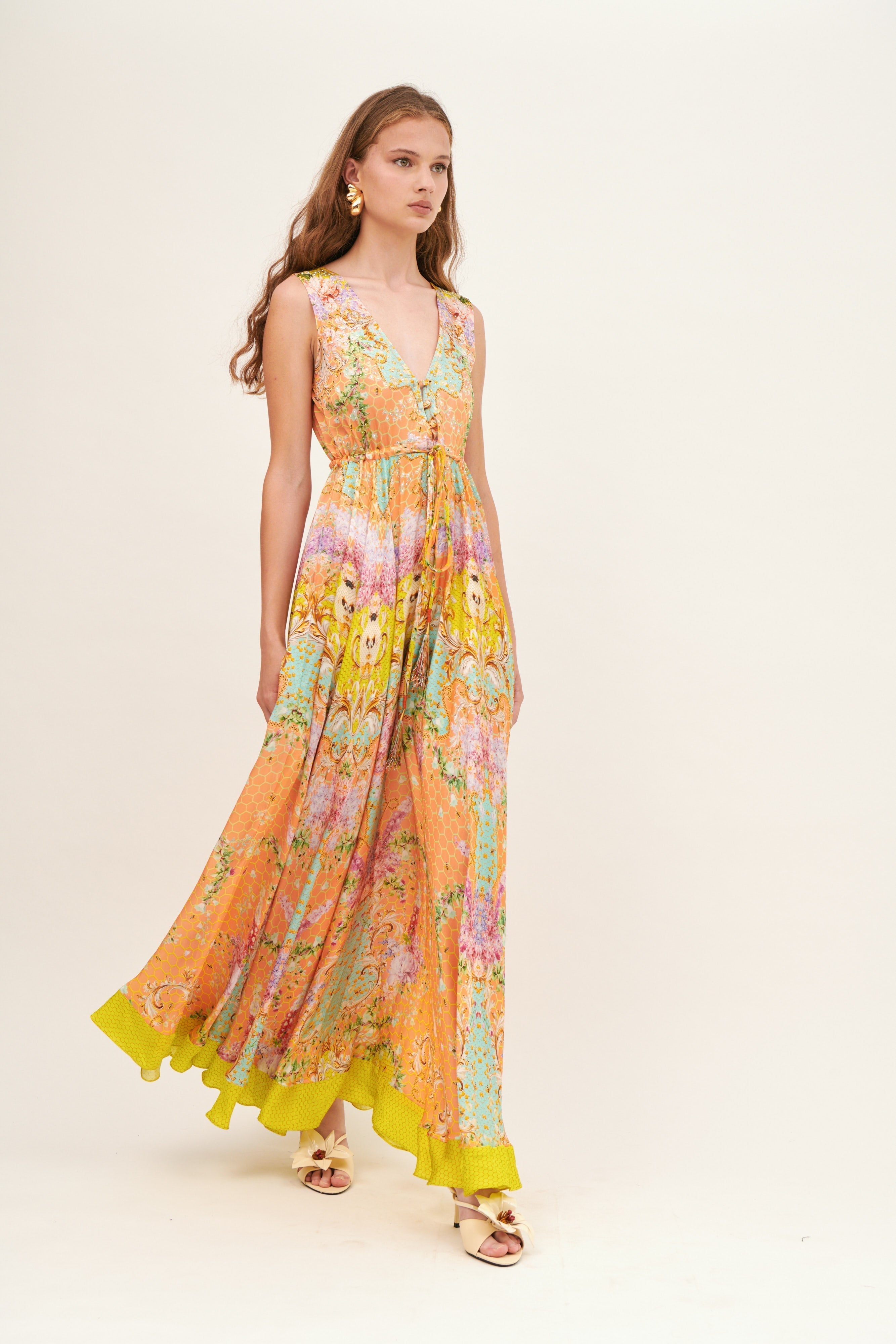 Kore’ Long dress V-neck