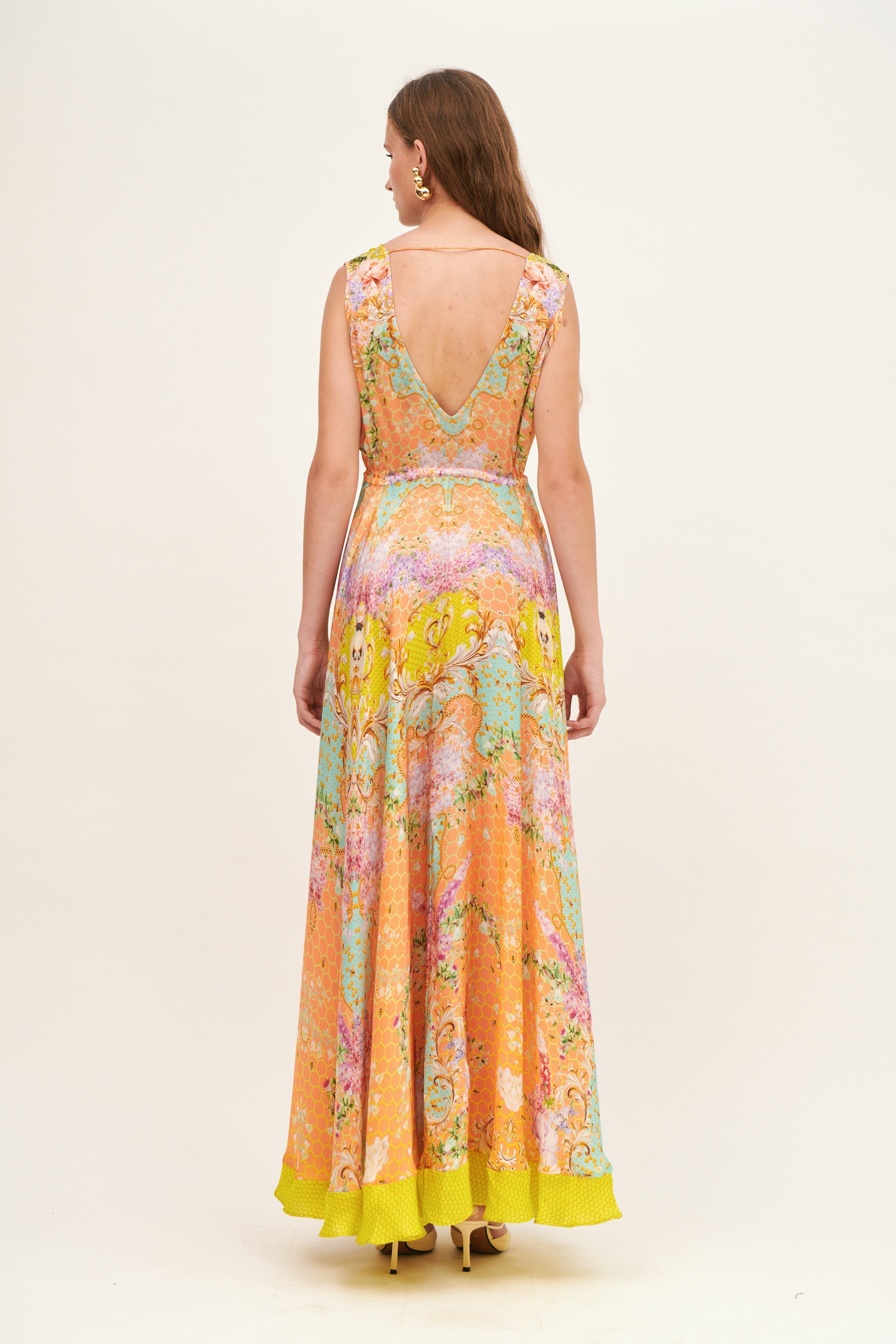 Kore’ Long dress V-neck