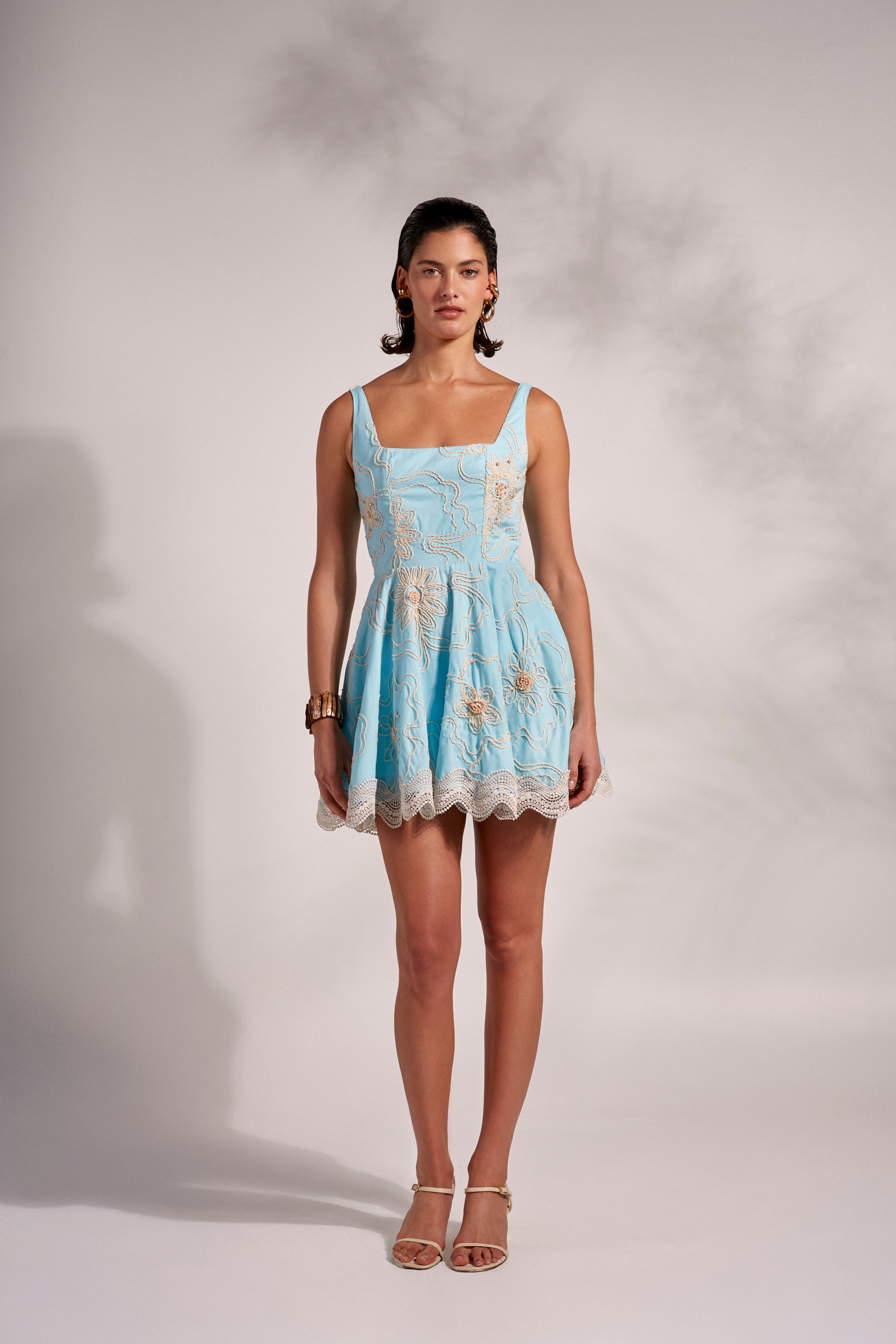 Waimari Lamai Mini Dress Blue