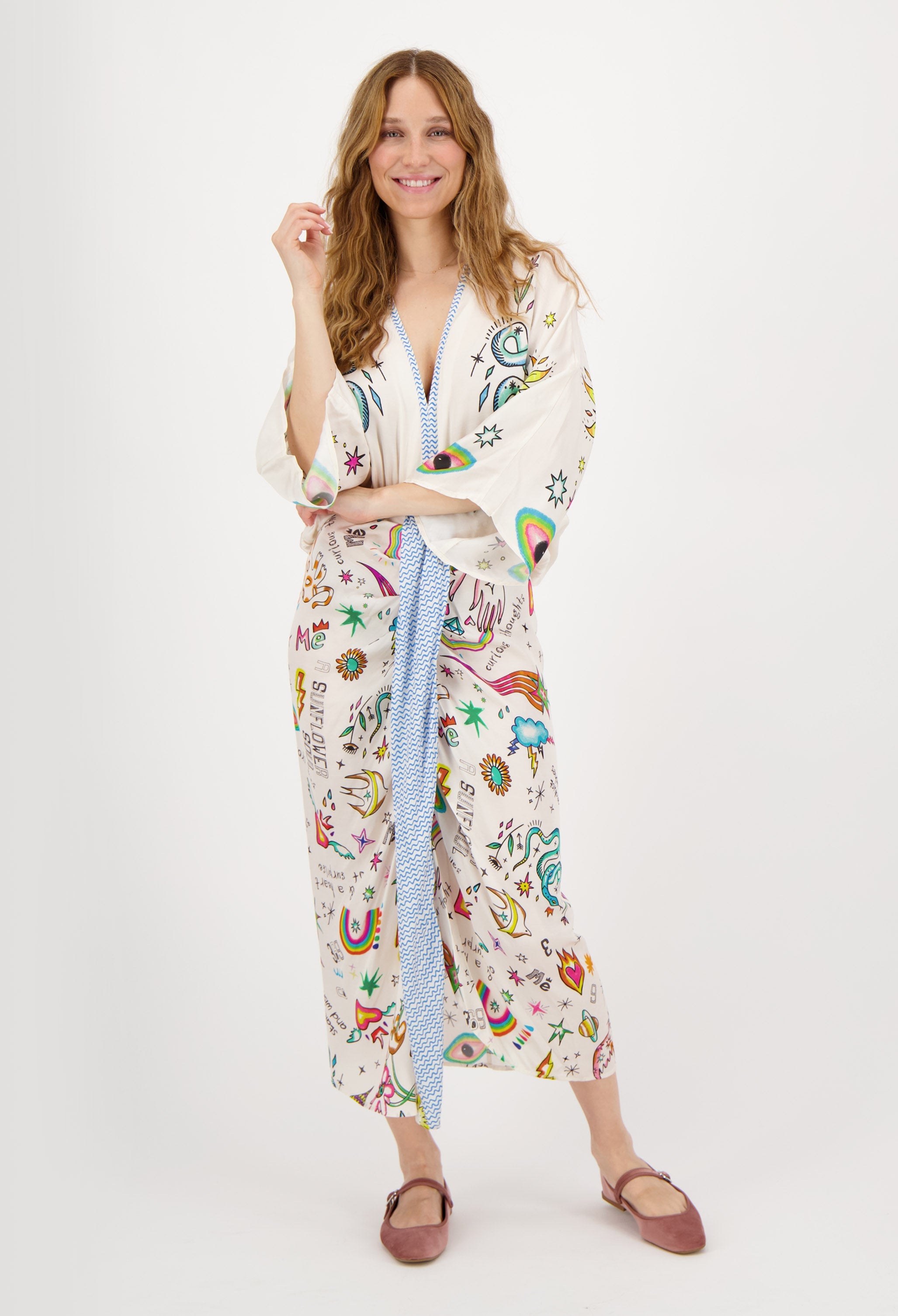 Me369 Sophia Kimono Dress Enlightment