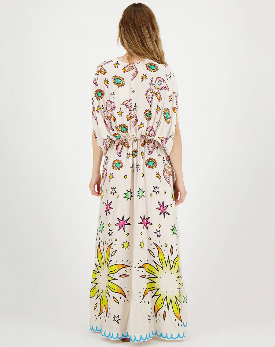 Me369 Rose Kaftan Dress Enlightment