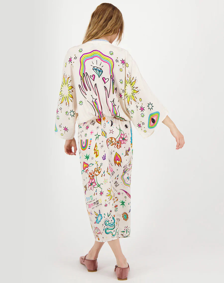 Me369 Sophia Kimono Dress Enlightment