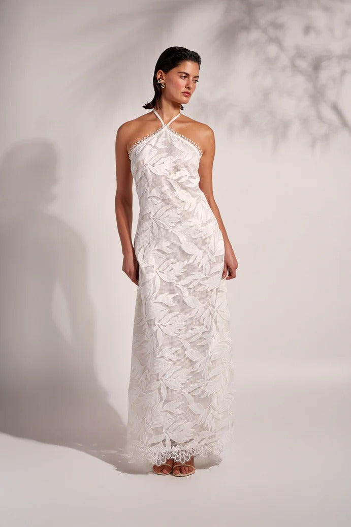 Waimari Nia Maxi Dress White