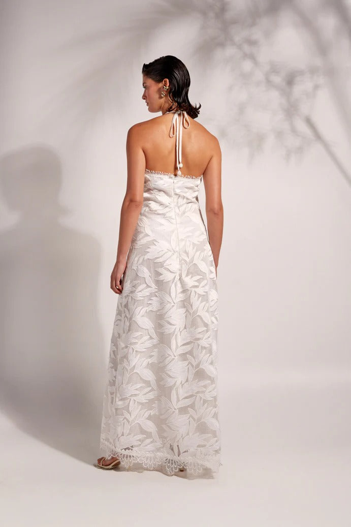 Waimari Nia Maxi Dress White